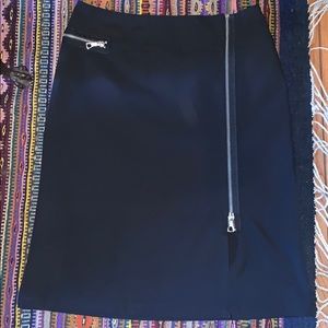 Like New. Naf Naf pencil skirt with leg zipper